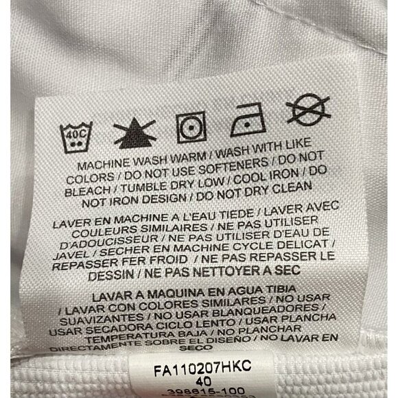 Nike Golf Shorts Mens 40 Check Plaid White DRI-FIT 11" Inseam Stretch Swoosh - Picture 8 of 8